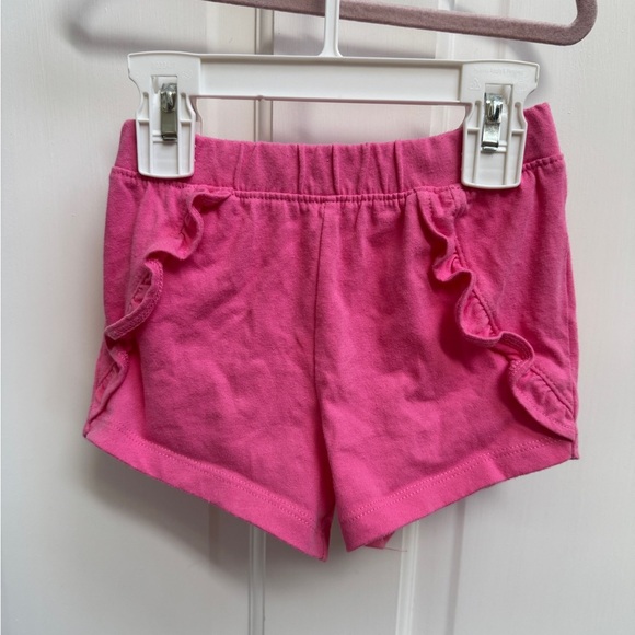 The Children’s Place 2T GirlsHigh Pink Ruffle Soft Shorts - Picture 1 of 4